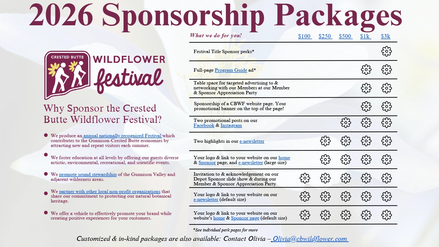 2026 Sponsorship Packet